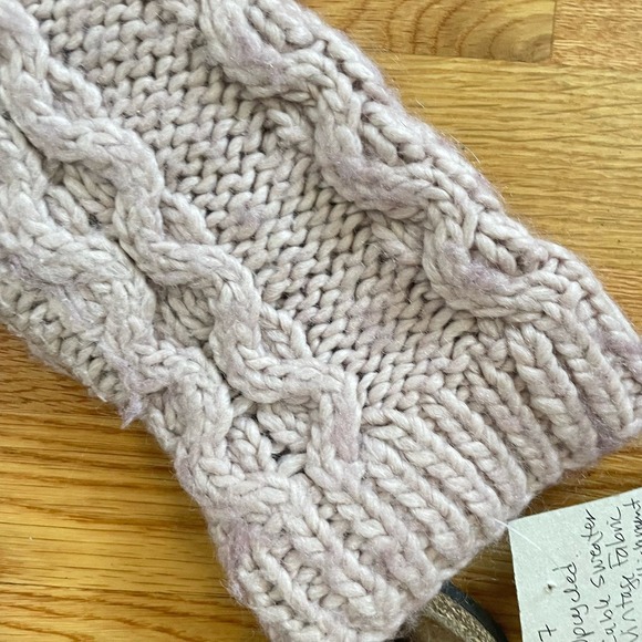 Madam P. Upcycled Cable Pullover Sweater sz.  M #AL - Picture 8 of 14